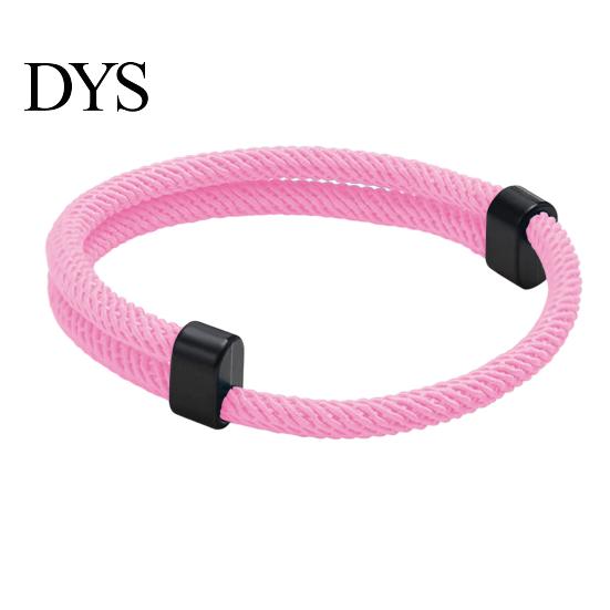 Durable Nylon Bracelet Men Rope Adjustable Braided Casual Solid Commuting Wrist Accessory Color String Friendship Wristband Gift for Boyfriend Brother