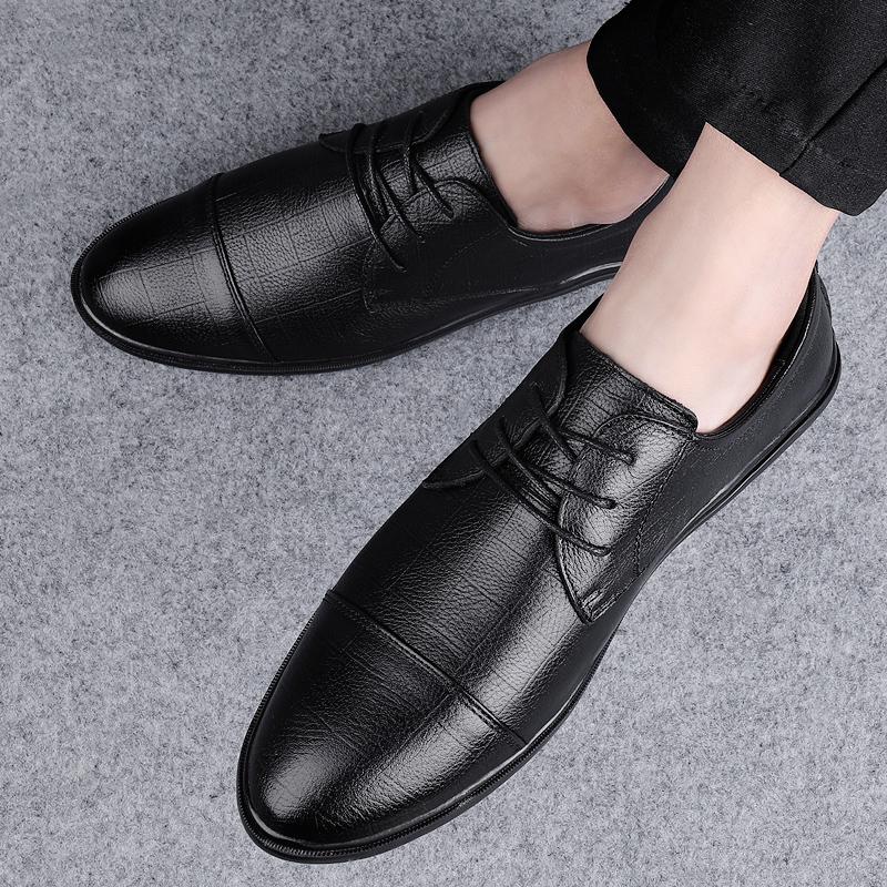 Hot Selling Brand Men's Genuine Leather Shoes Versatile Men's Casual Shoes Soft Soled Men's Business Shoes Men's Formal Shoes