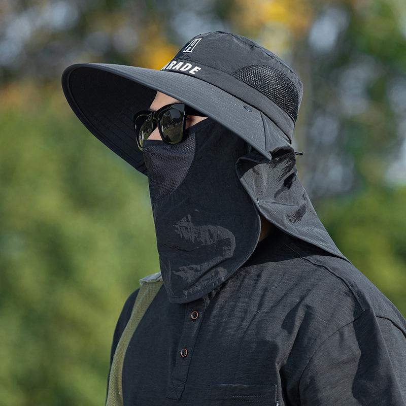 

Новая многофункциональная шляпа с широкими полями, полностью закрывающая шею, защита от солнца, шляпа для рыбалки на открытом воздухе, защита от ультрафиолета, шляпа для пеших прогулок, альпинизма