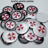4pcs 56mm 60mm 65mm Umbrella Logo Badge Car Stickers for Car Wheel Center Caps Wheels Rim Hub Cover Emblem Replace Accessories