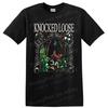 Knocked Loose Metal Band T Shirt Gothic Botanical Skull Graphic Concert Tee