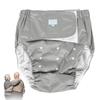 Adult Diaper Adjustable Washable Elderly Diaper Reusable Incontinence Nappy Pants501 Gray