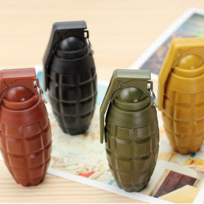 

Korean Stationery: Grenade-Shaped Retractable Ballpoint Gel Pen Bullet Type 0.7 синий