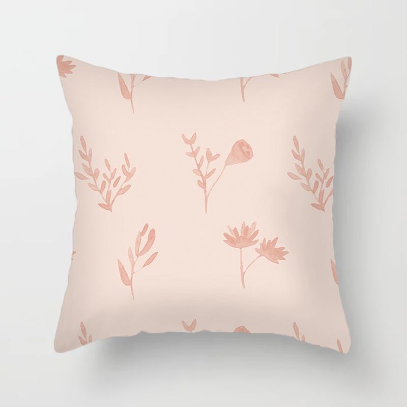 45x45cm minimalistischer Cartoon-Tierdruck Muster Kissenbezug für Zuhause Wohnzimmer Sofa Schlafzimmer Dekoration Kissenbezug