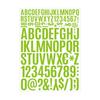 12 Sheets Alphabets Number Sticker for Sign, Scrapbooking, Crafts and Decoration Multicolour Letter Number Sticker