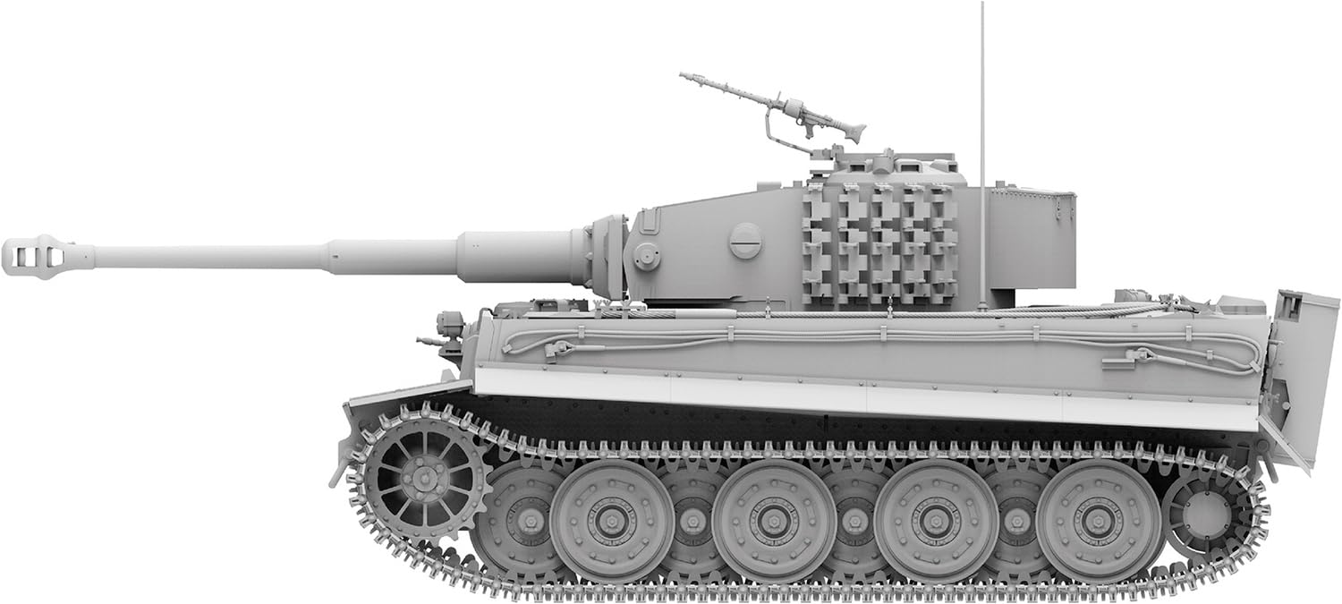 

Ryefield Models German Tiger 1 Late Model Battle of Zimmerit German Panzer Ace Plastic Model RFM5101 1/35 Villers-Bocage