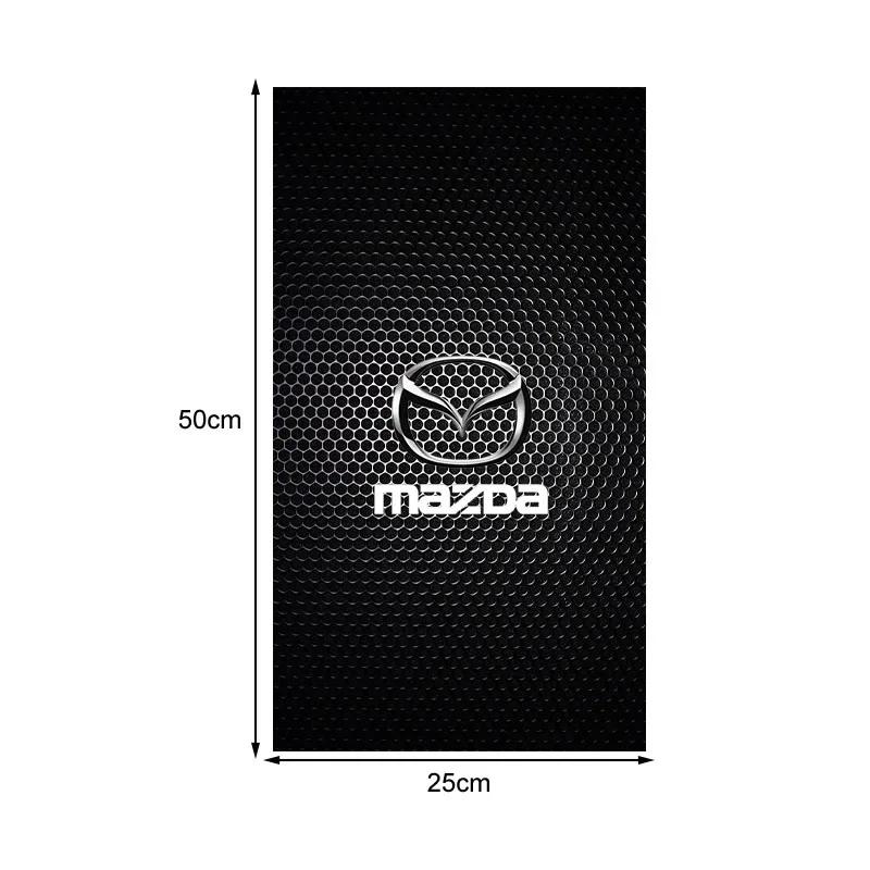 2025 Hot Car Emblem Center Pillar Sticker Auto Door Decorative Stickers Car Styling for Mazda 3 Axela 2020 BP CX-30 2021 Atenza