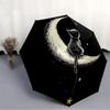 1pc Moon Cat Automatic Open/Close Umbrella Compact Folding Umbrella, All-Season Portable Umbrella for Women/Men F1124265