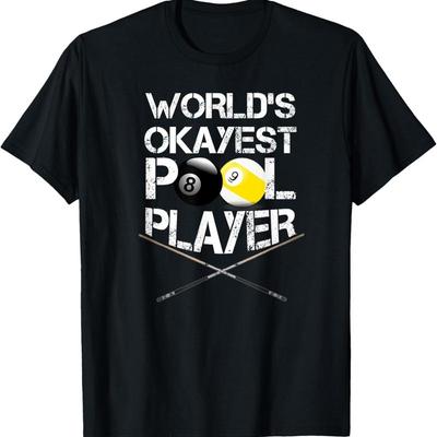 Nieuw Beperkt Wereldkampioen Slechtste Biljarter Grappig Biljart T-shirt