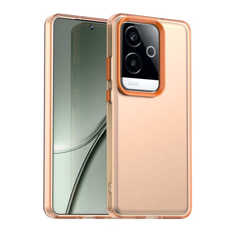 Anti-Drop Candy Color Phone Case For Realme GT 6 China Matte Transparent Case Realme GT 6 China Cover For Realme GT 6 China Case