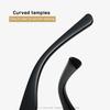 2026 New Cat Eye Large Frame Sunglasses, European American Ins Trendy Outdoor Retro Sun Glasses, UV Protection Eyewear for Daily Outfit