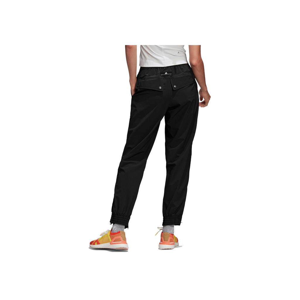 Adidas Solid Color Breathable Knitted Sports Pants Women Bottoms Black FS7574