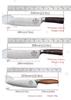 WXCOO Professional Chef's Knife Japanese Sharp Meat Cleaver Cooking Damascus Laser Kitchen with Gift Box Fruit Slicing Knife