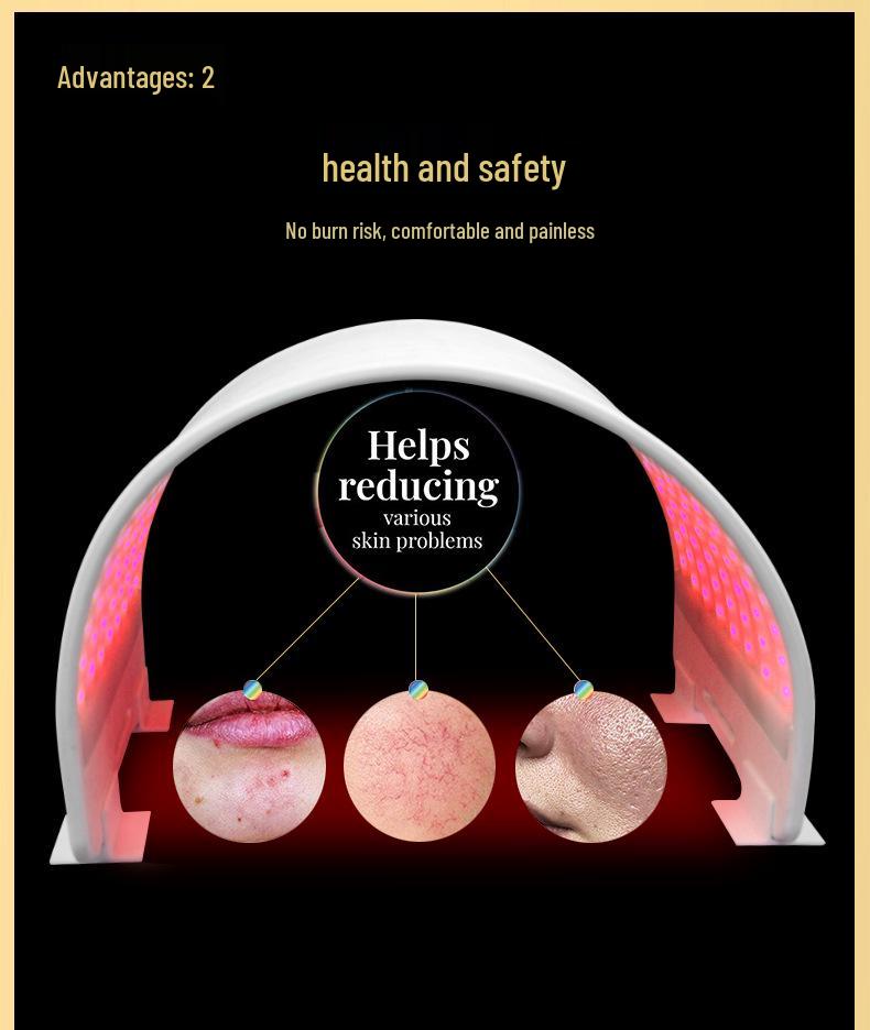 7-Color LED Silicone Rejuvenation Mask - Photon Beauty Device for Lifting and Skin Treatment