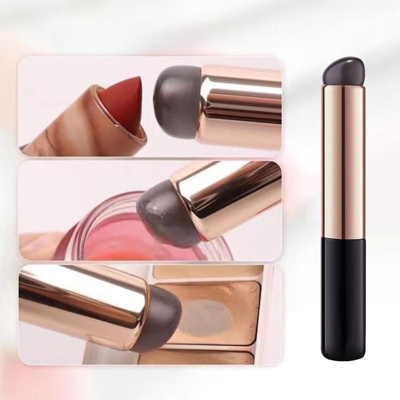 Silikon Runder weicher Lippenpinsel Lippenstift Anwendung Wischpinsel Mädchen Kosmetische Werkzeuge Make-Up Pinsel