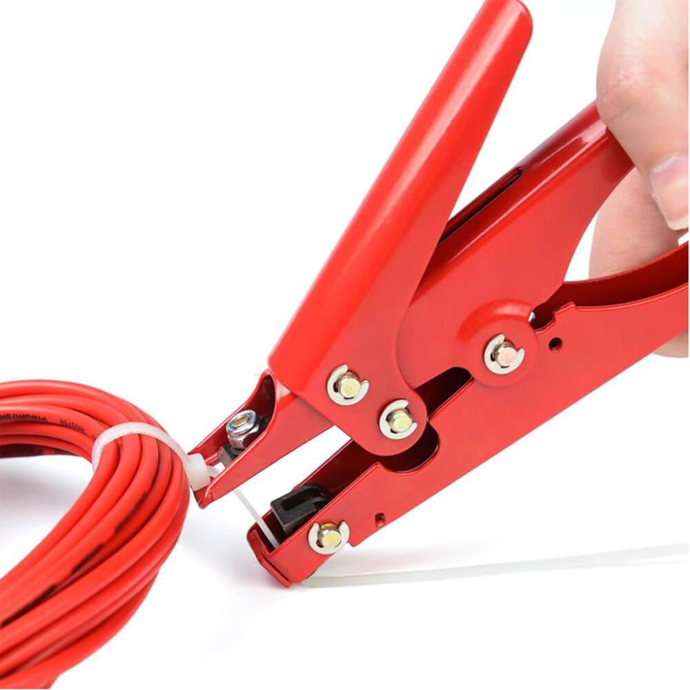 Hs-519 Cable Tie Gun Tensioning and Cutting Tool for Plastic Nylon Cable Tie Or Fasteners All Metal Casing 0.370 Inches  Width