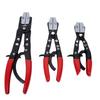 3 Pcs Ratcheting Hose Pinch Pliers Set 8 10 12 Inch Locking Hose Pinch Off Pliers for Heatsink Coolant Car Fuel Lines