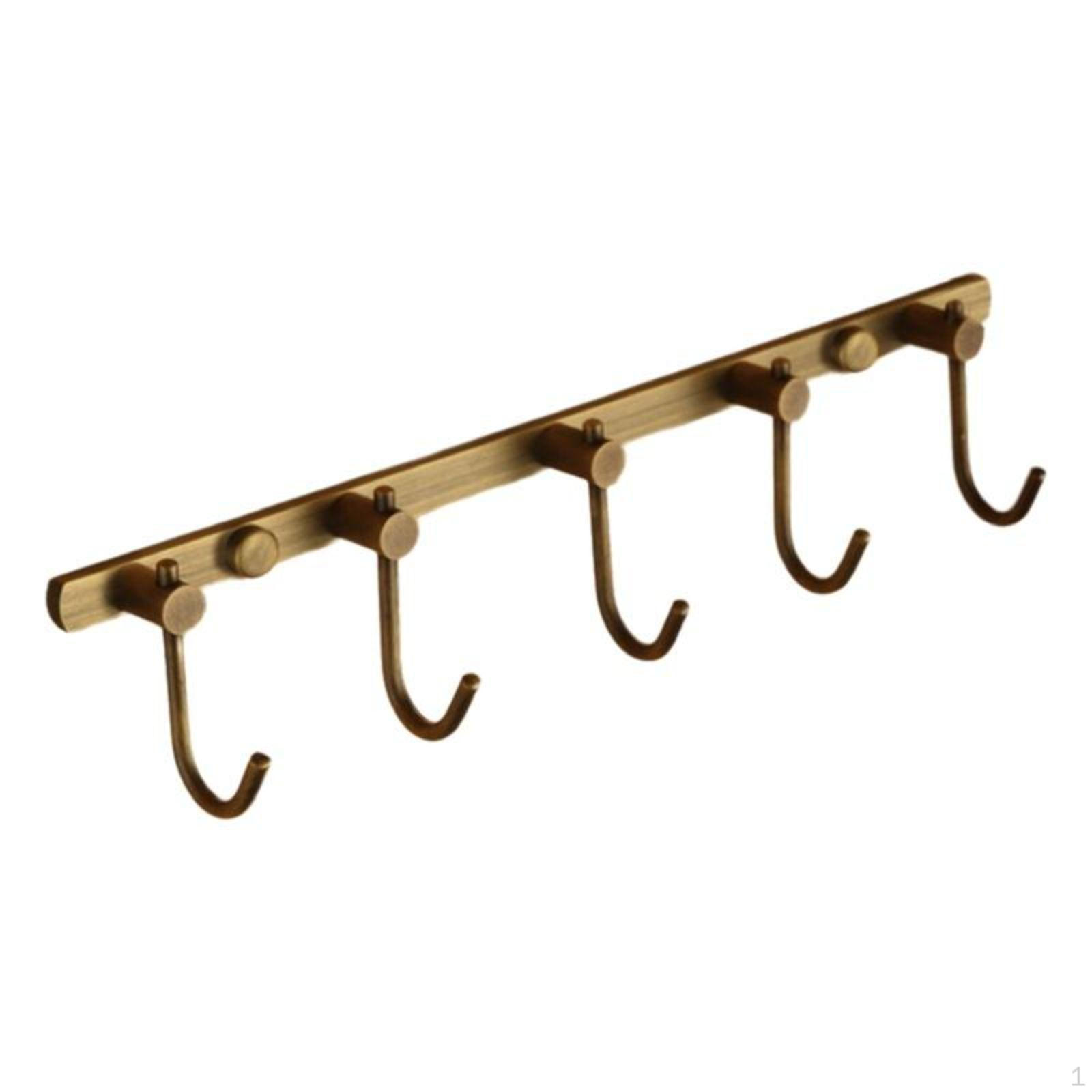 Genuine Brass Antique Towel Rack Set
