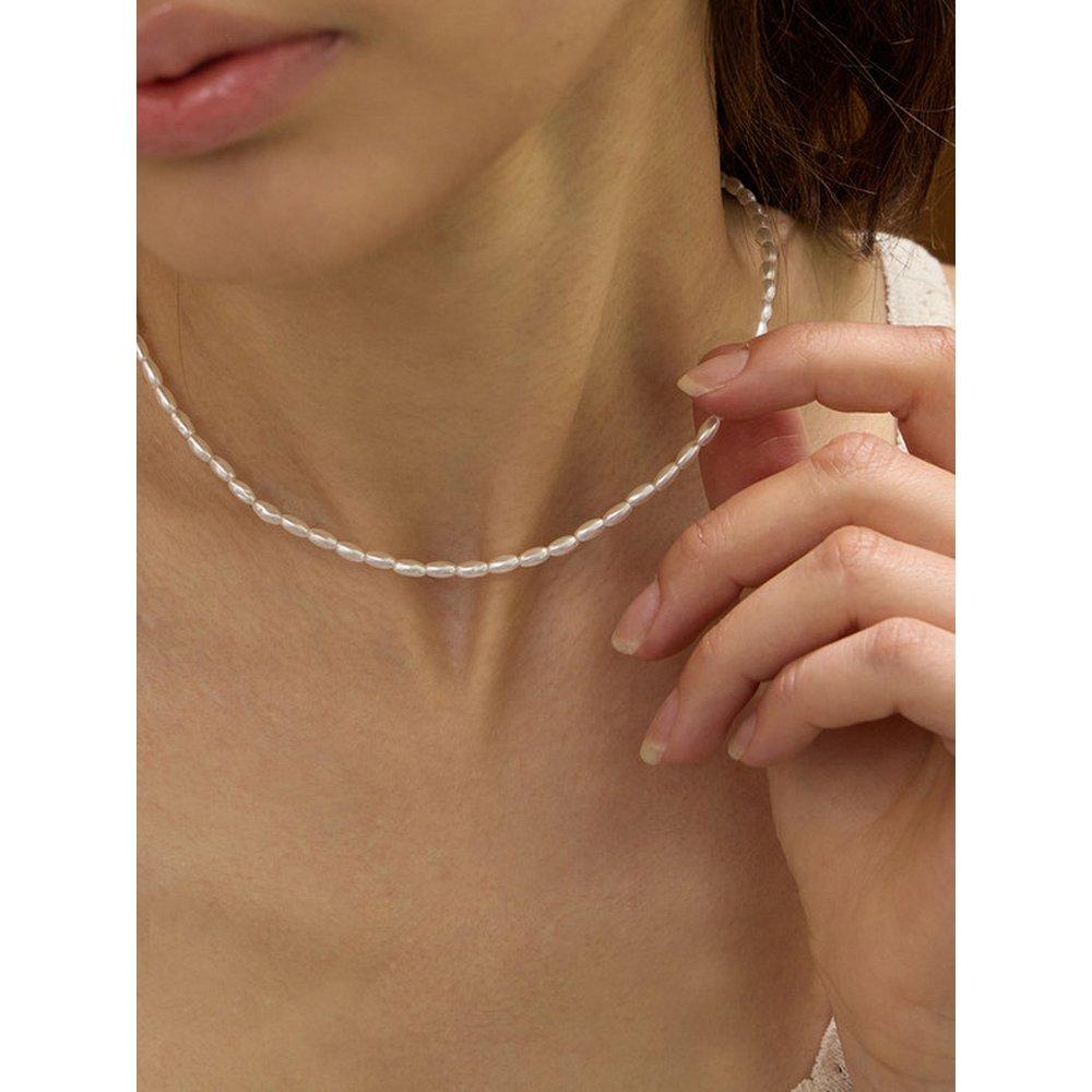 Rice Pearl Necklace Enj24Nw017