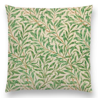 William Morris Thief Rot Kissenbezug Luxus Wurfkissen Heimdekor für Sofa Wohnzimmer Kissenbezug ///