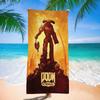 Cool Movie D-Doom Anime Beach Swimming Towel Soft Absorbent Washcloth Children's Gifts For Kids Travel Camping Gym