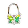Durable Foldable Butterfly Purse Hook Floral Pattern Portable Handbag Hanger Creative Alloy Handbag Hook for Women