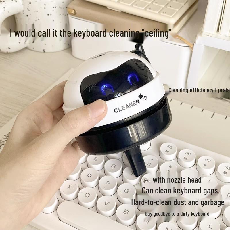 USB Rechargeable Mini Desktop Vacuum Cleaner for Dust and Shavings