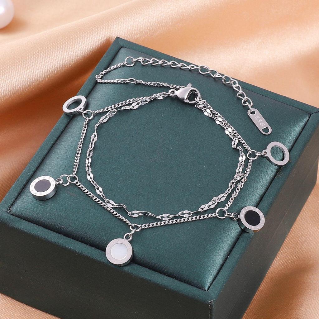 Koreanisches Dongdaemun Titanstahl Damenmode Armband - Edelstahl, High-End, Grenzüberschreitendes Design.