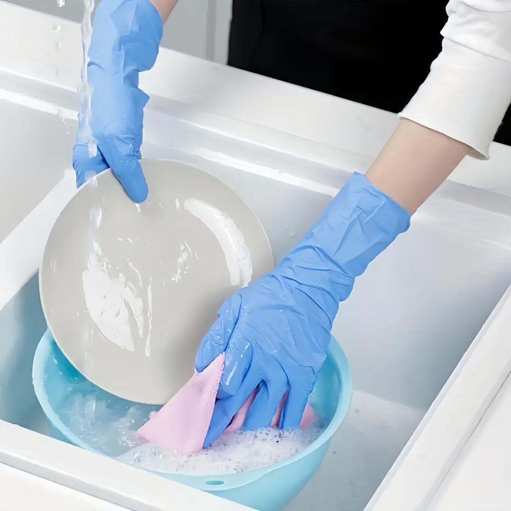Multi Colored, Disposable Nitrile Gloves, Essential for Kitchen, Pet Care, Hair Dyeing, Nail Art, and Food Preparation