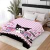 Kawaii K-Kuromi Fluffy Soft Blankets and Throws Nap Blanket for Bed New Year Camping Furry Bedspread the Anime Home Decoration