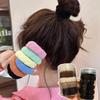 5Pcs/Set High Elastic Hair Rubber Bands For Women Plush Hair Ties Girls Thick Hair Rope Lady Scrunchies Head Band Headdress