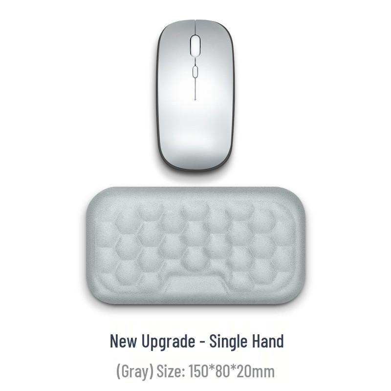 Memory Foam Wrist Rest & Mouse Pad - Ergonomic Silicone Support for Office & Gaming Keyboards