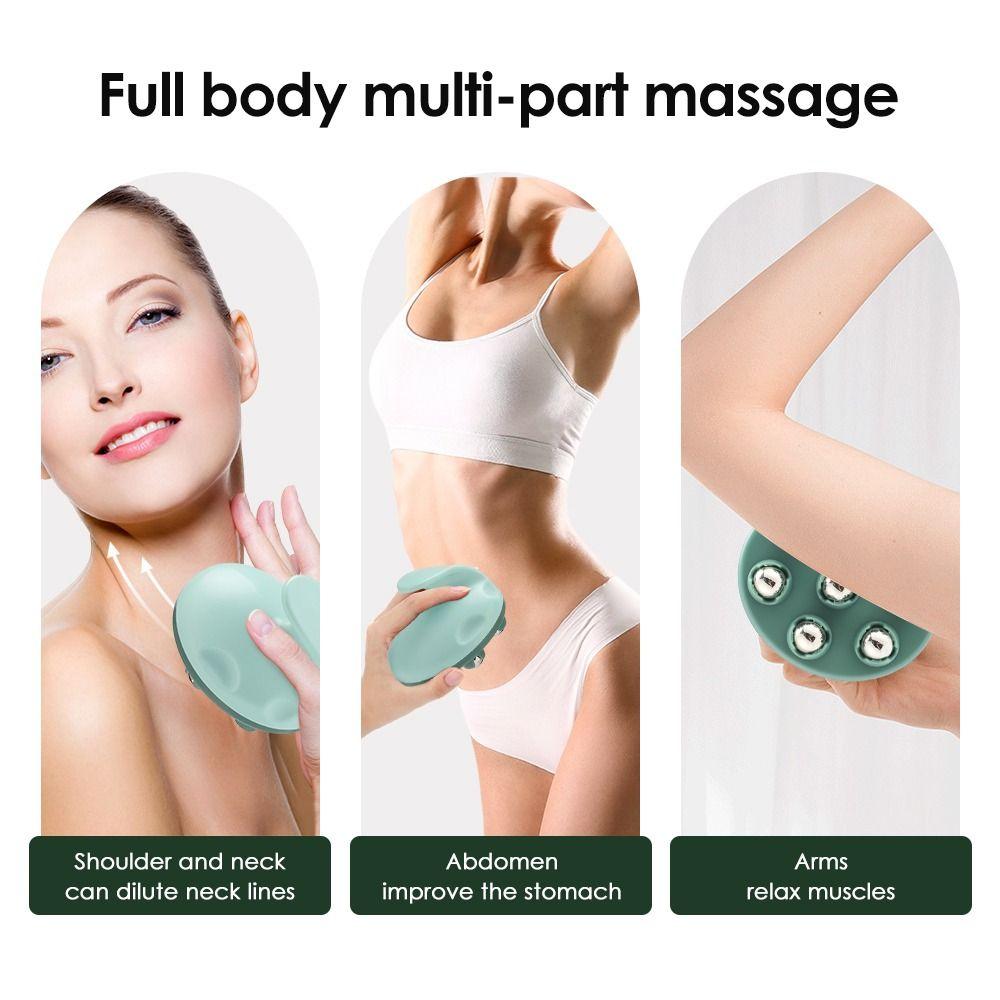 Body Massage Tool Roller Ball Massager Muscle Relax Meridian Brush Roller  Women Men
