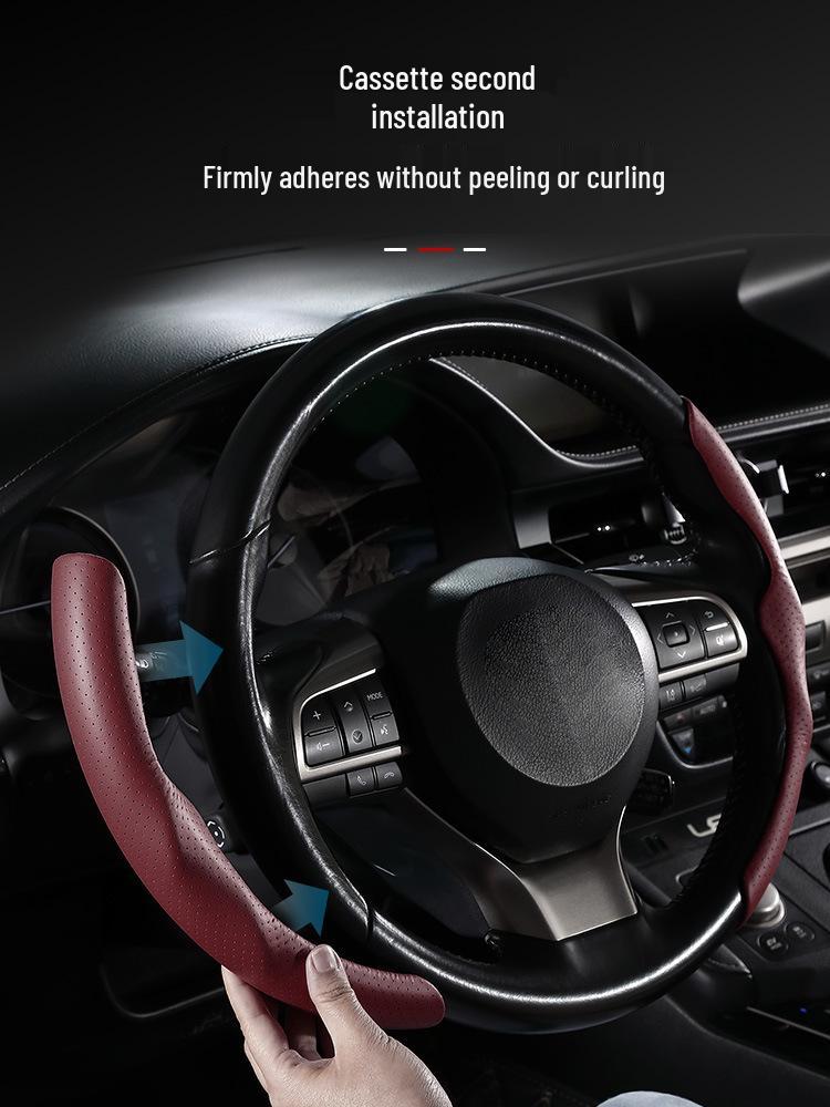 2023 Universal Four Seasons Pinhole Pattern Steering Wheel Cover