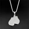 Boxing Glove Flash Pendant Necklace For Women Men Stainless Steel Black Silver Color Man Power Chain Jewelry Collar