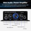 Snsowed HiFi Stereo 2.0 Channel 2x20W Digital Power Amplifier with Bass and Treble Controls for Home Theater Speakers