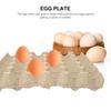5 Pcs Egg Tray Reusable Protective Case Chicken Empty Carton Bulk Paper Pulp Cartons
