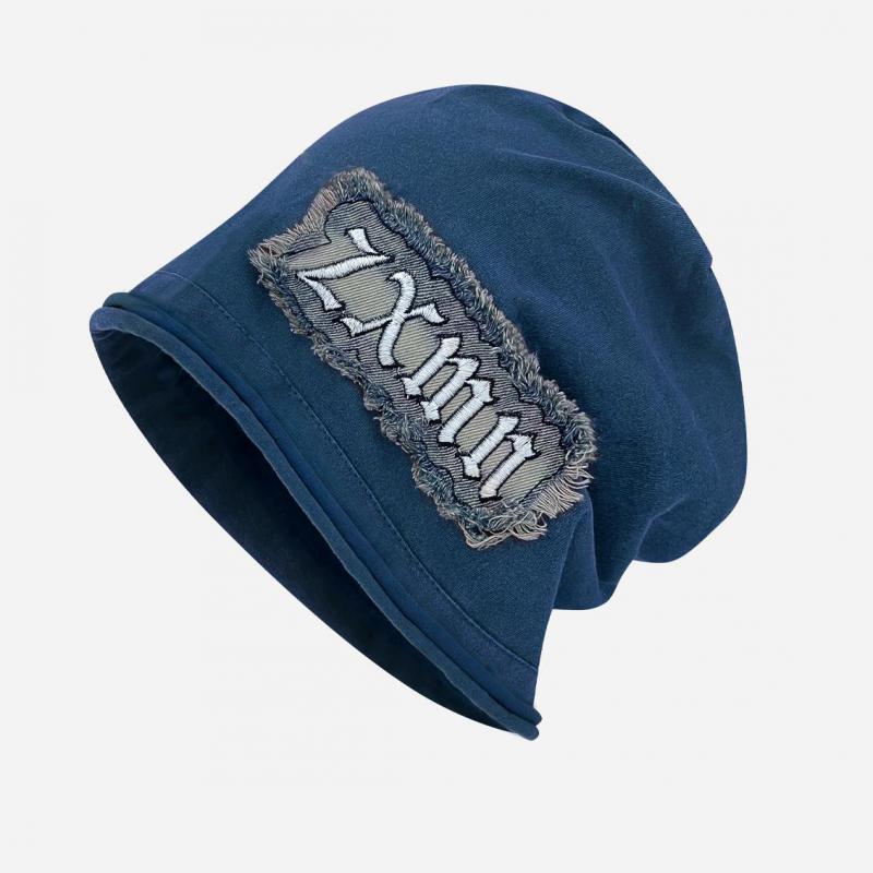 Spring Summer Hats For Women Beanie Vintage Embroidery Punk Baggy Cap Fashion Accessories Headwrap