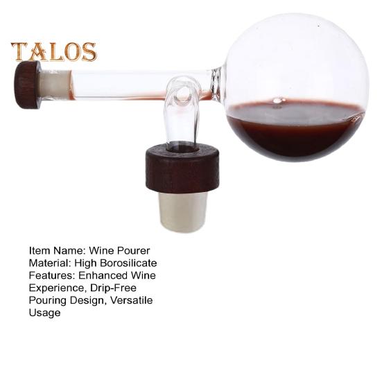 Vinhällningsrör för förbättrad smak och arom Professionell vinhällningsrör för droppfri hällning för förbättrad smak Hemköksredskap