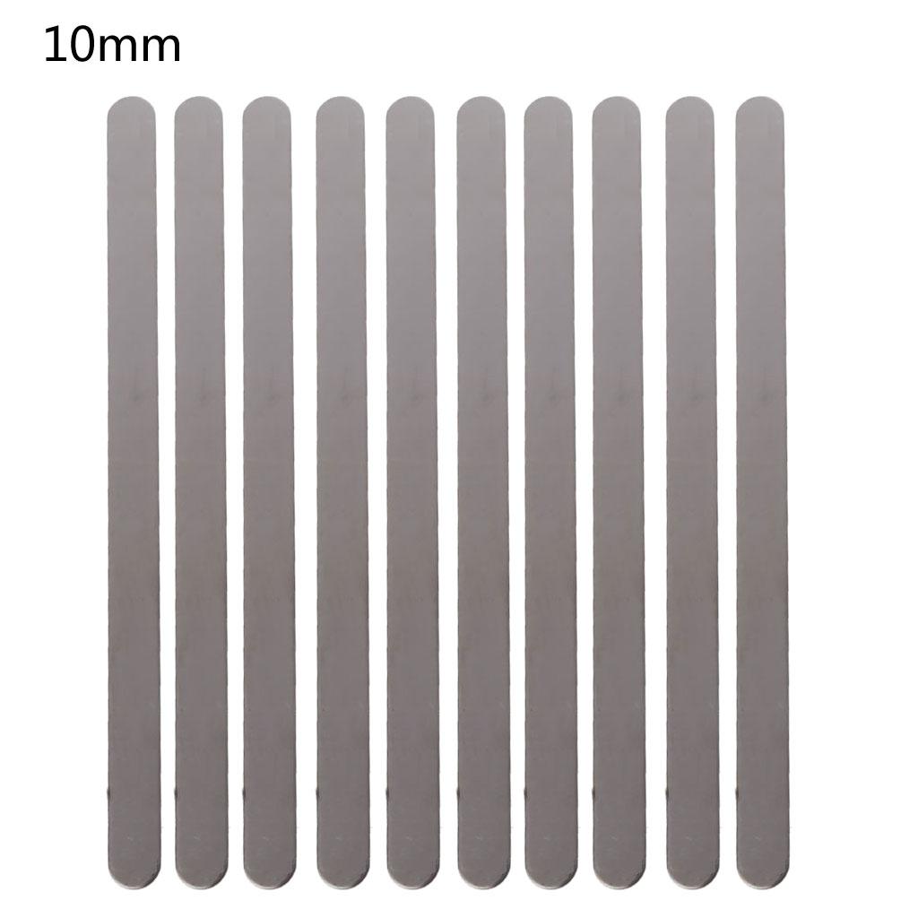 10Pcs/set Bracelet Bending Rod Jewelry Tool for Stamping Bangle 5/10/15/20mm Jewelry Making Supplies for Project