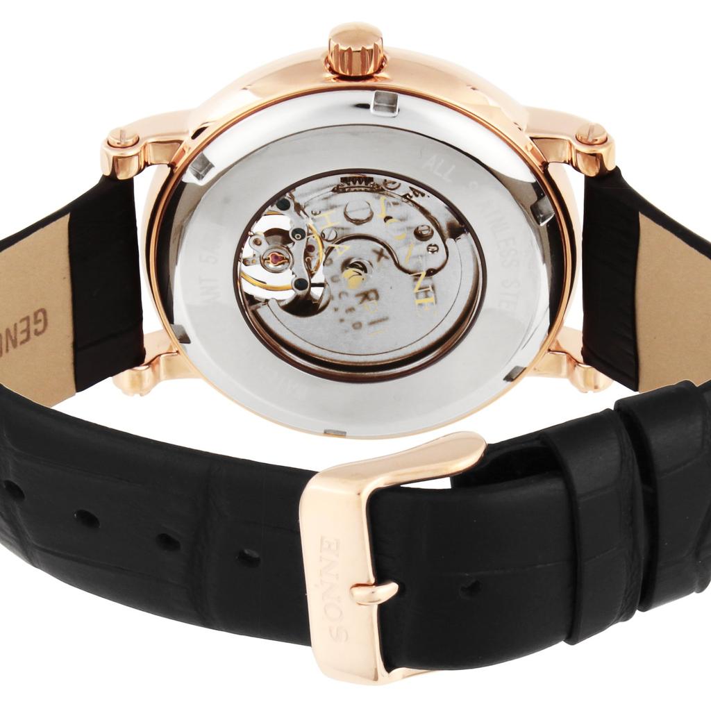 Zegarek H001 Czarna Tarcza Stal Nierdzewna Automatyczny Naciąg 44MM Zegarek H001PG [Sonne] Męski