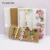 50pcs 15.5x6.5cm White/black/kraft Paper Color Multi Style Hair Clip Display Cards