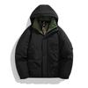 Fashionable casual jackets, men's graphene cotton jackets, autumn and winter thickened down jackets, warm outdoor trendy cotton clothes