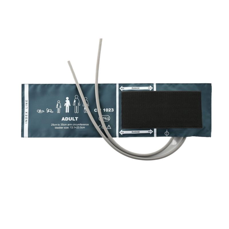 GE-Compatible Green Nylon Double Tube Blood Pressure Cuff for Neonatal To XL Adult Monitors