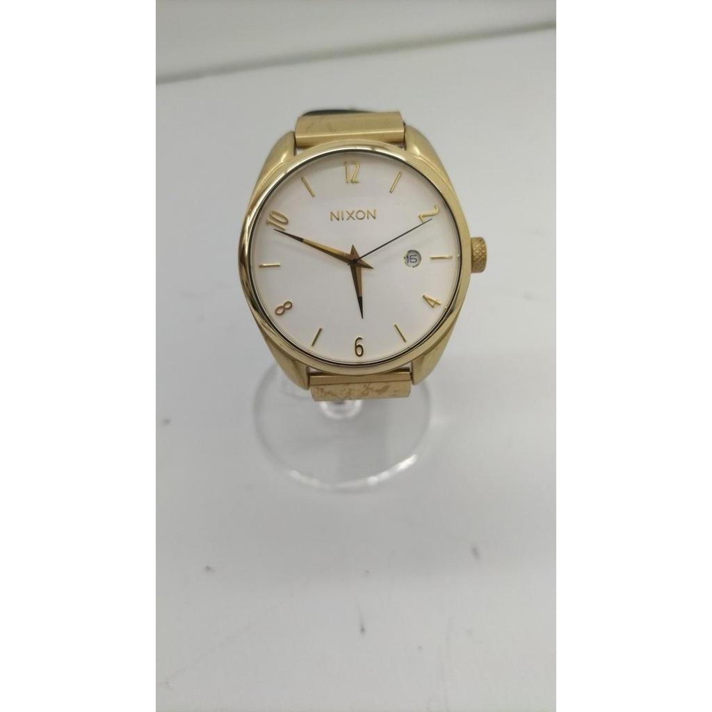Used NIXON THE BULLET LEATHER QUARTZ