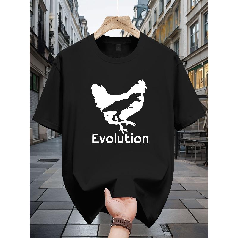 

European Size 7.05 oz of 100% Pure Print Short-Sleeve T-Shirt, Stylish And Casual Summer Wear 4XL чорний