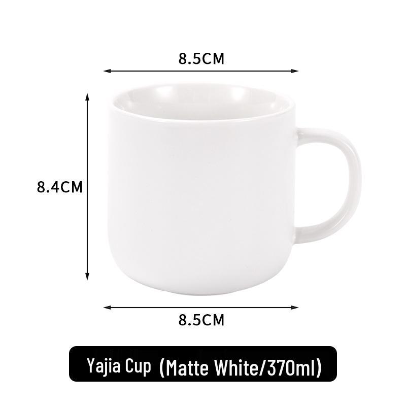 Luxury Matte Ceramic Tea & Coffee Mug Set for Guests