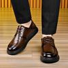 Fashion Sneakers Mens Dress Shoes Retro Male Leather Business Male Baroque Shoes Casual Outdoor Mens Oxford Footwear