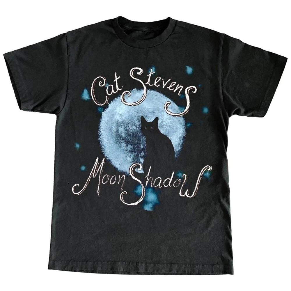 NEW Cat Stevens Band Moon Shadow Cotton Black S-5XL T Shirt CM611 Unisex T-Shirt XXXL