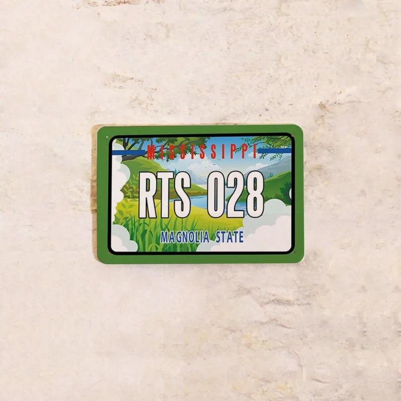 Route 66 Souvenir License Plate, American Auto Metal Sign 15x30cm